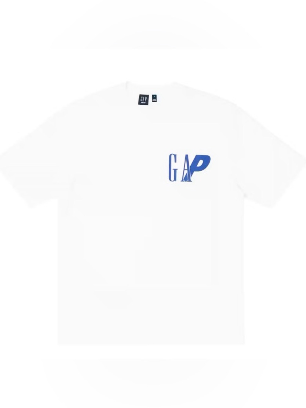 NWT 2024 PLACE x GAP COLLABORATION WHITE/BLUE T-SHIRT SIZE MENS MEDIUM RARE